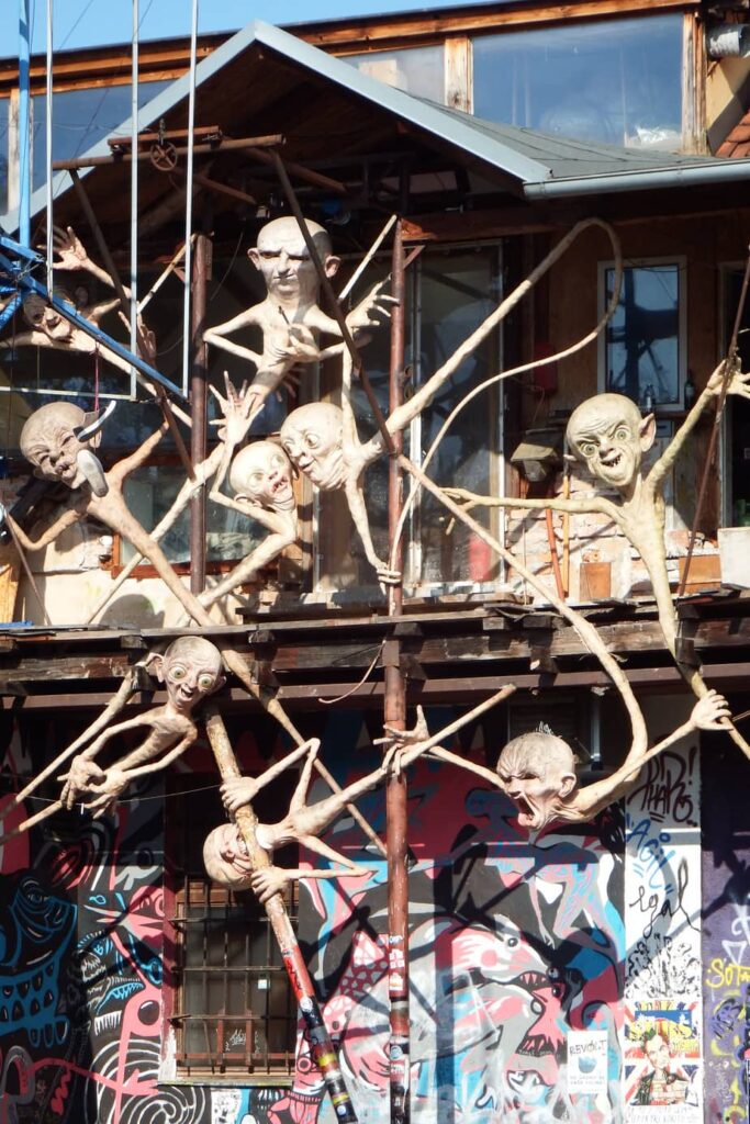 Challenging art in Metelkova