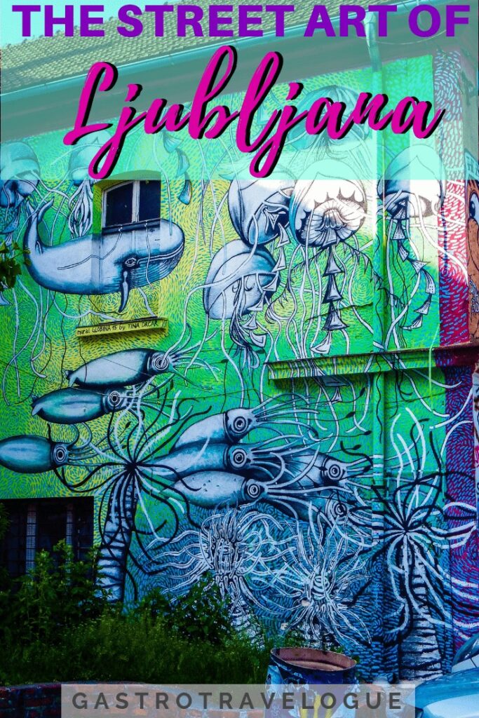 Ljubljana street art guide – exploring street art and graffiti - #streetart #art #graffiti#slovenia #europe #urban #murals#mosaic #travel #europeantravels#travelblogger #ljubljana