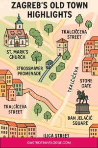 Zagreb Map