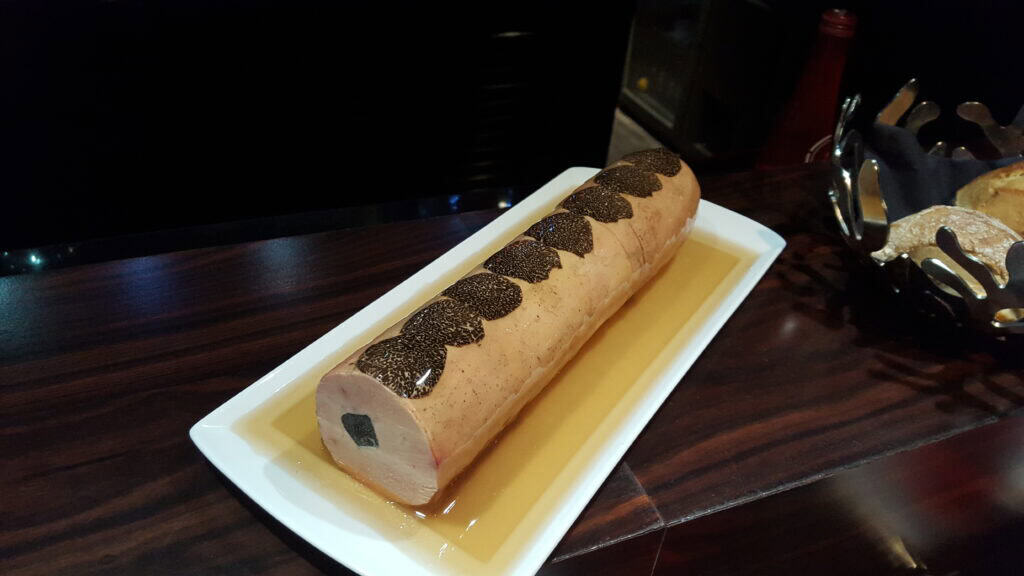 Foie gras and truffle