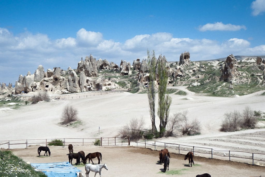 The stables in Goreme