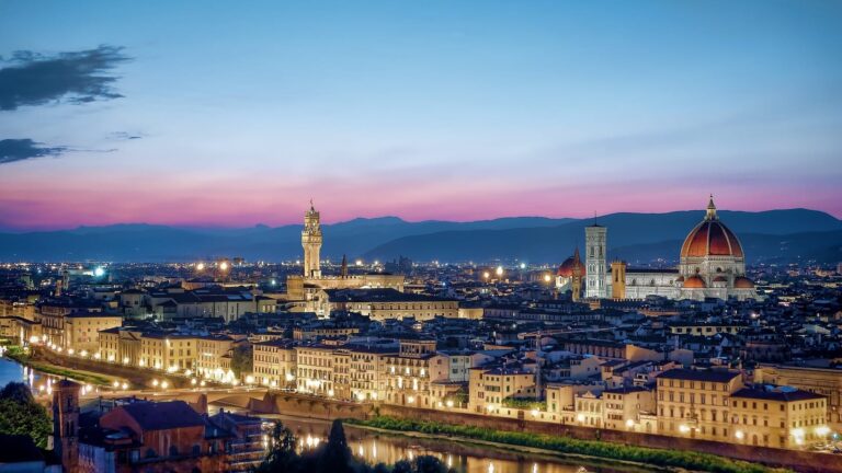 Sunset in Florence