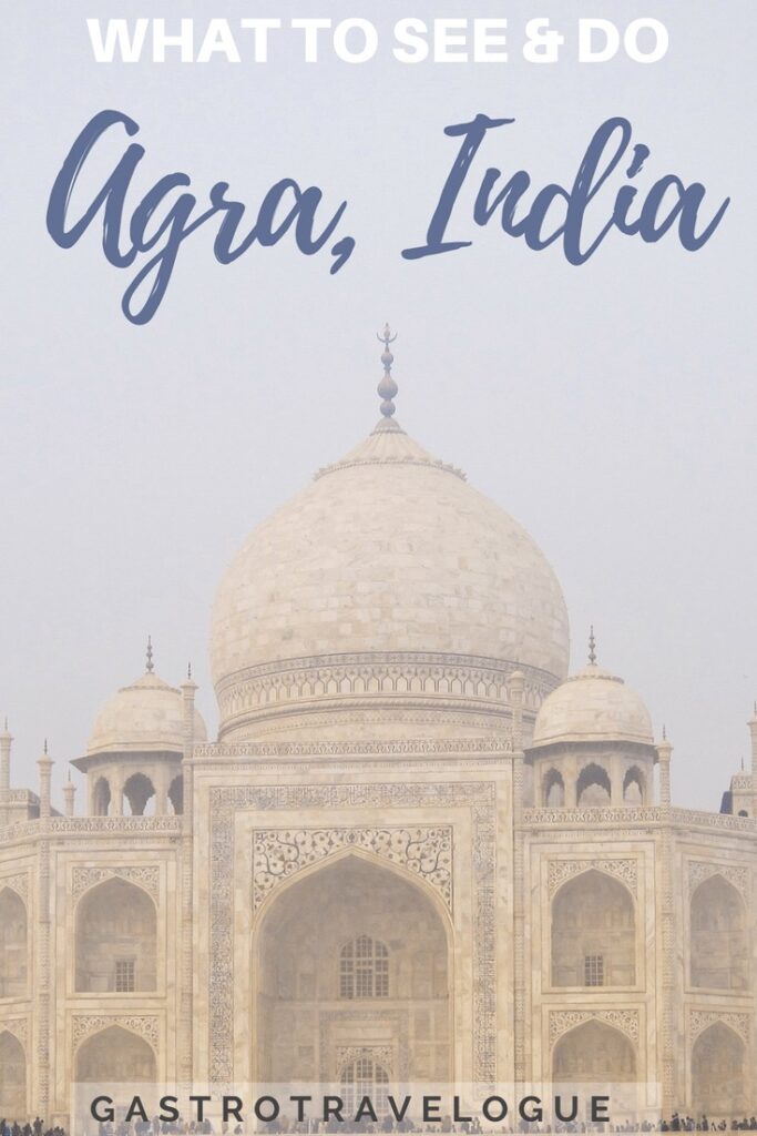 The tourist attractions in Agra - #agra #india #taj #tajmahal #rajathan #goldentriangle #travel #seasia #travelblogger #blogpost #whattosee #whattodo #tourist #attractions #fatehpursikri #fort #agrafort #bazaar #streetfood