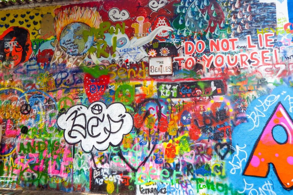 John Lennon Wall Prague