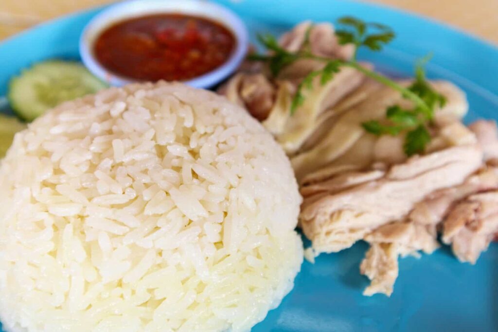 Hainese chicken rice