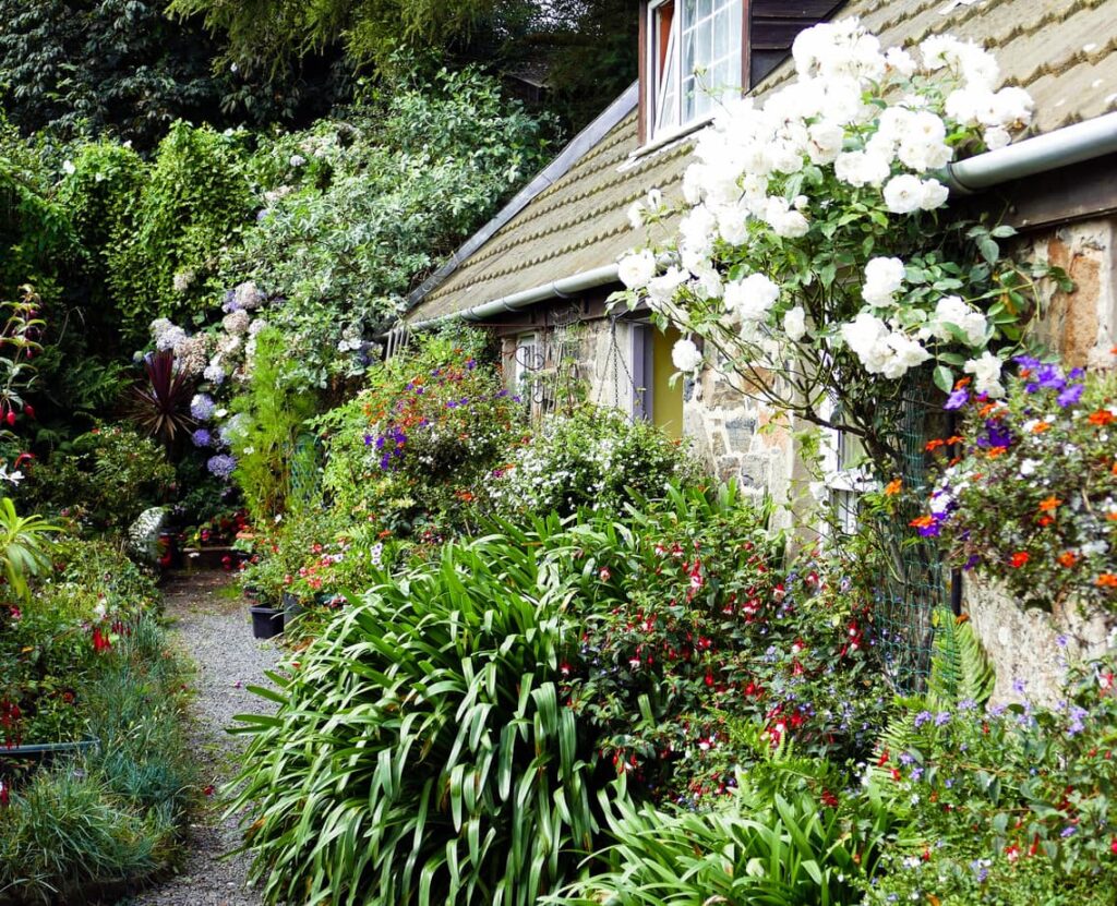 English stone cottage