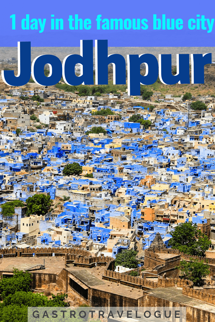 How to spend one day in Jodhpur - #india #rajasthan #jodhpur #whattodo #travel #fort #market #gardens #palace #blue #bluecity #wheretostay #travelblog #zipline #flyingfox #jaswantthada #mehrangarth #gastrotravelogue