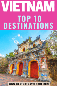 The top 10 destinations in Vietnam - #vietnam #hoian #saigon #hochiminh #hue #halong #travel #gastrotravelogue #mekong #floatingmarket