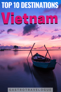 The top 10 destinations in Vietnam - #vietnam #hoian #saigon #hochiminh #hue #halong #travel #gastrotravelogue #mekong #floatingmarket