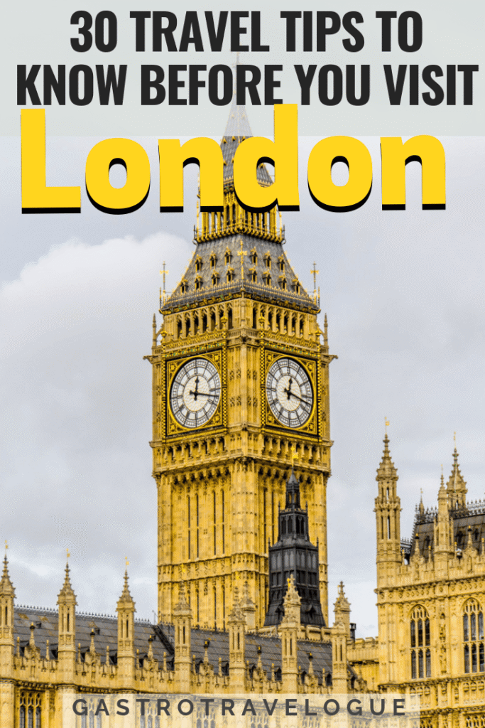 30 Tips for planning a visit to London - #visitlondon #london #england #uk #travel #tips #camden #coventgarden #flights #traintravel #londontransport #theatretickets