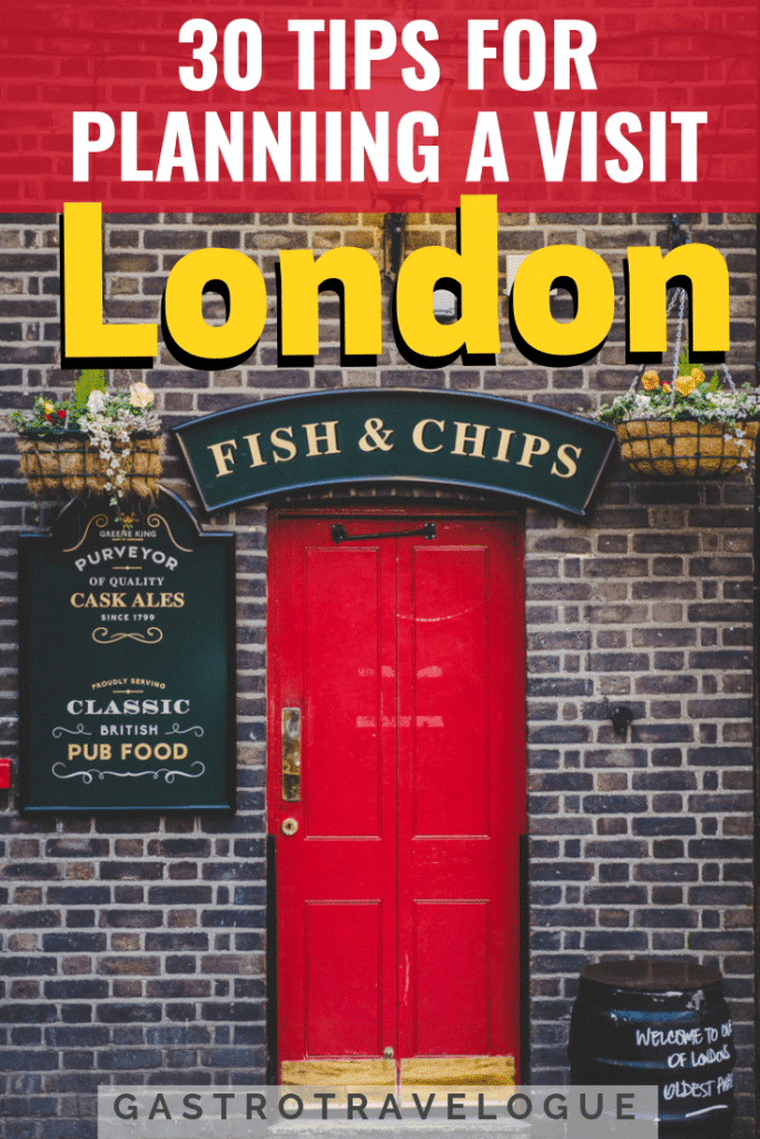 30 Tips for planning a visit to London - #visitlondon #london #england #uk #travel #tips #camden #coventgarden #flights #traintravel #londontransport #theatretickets