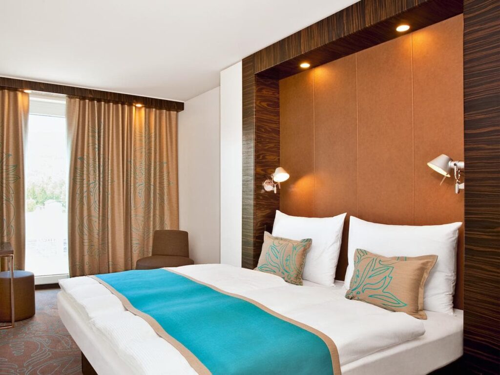 Stylish budget room at Motel One Brussels within walking distance of the Grand Place