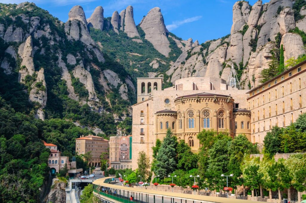 Montserrat Monastery landmark in Spain