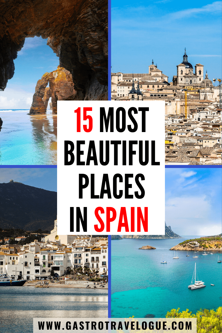 15 Most beautiful places in Spain you must see- #spain #espana #seville #toledo #barcelona #segovia #ronda #costabrava #montserrat #beach #saltlake #granada #toledo #ibiza #cordoba