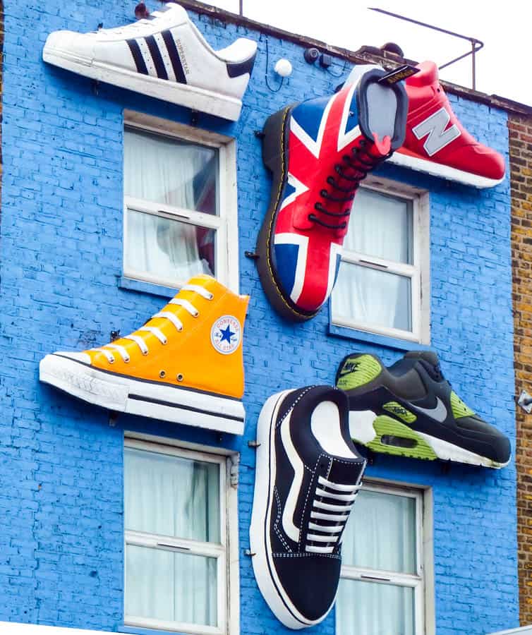 Camden High Street London Shoes