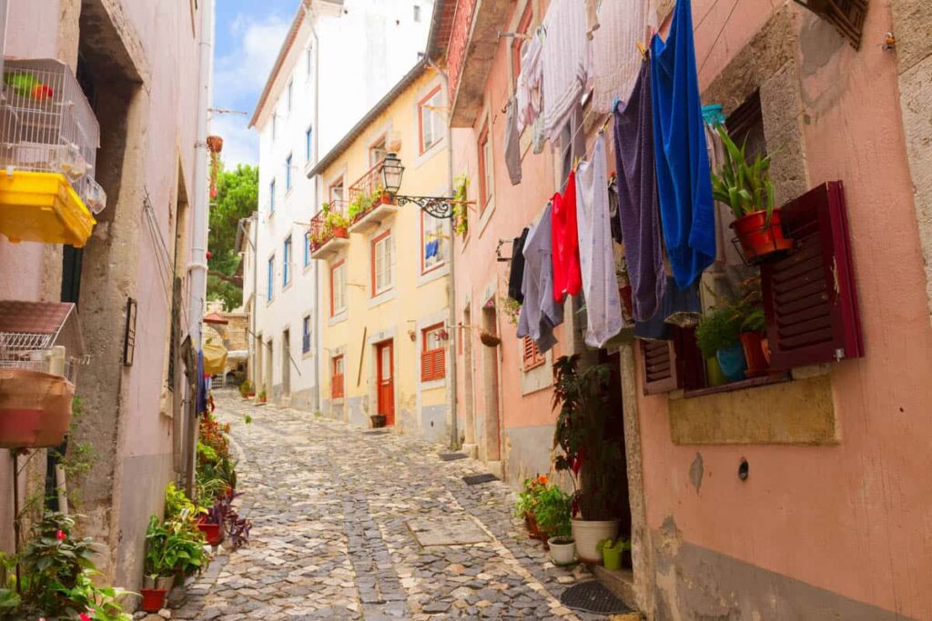 Alfama district in Lisbon