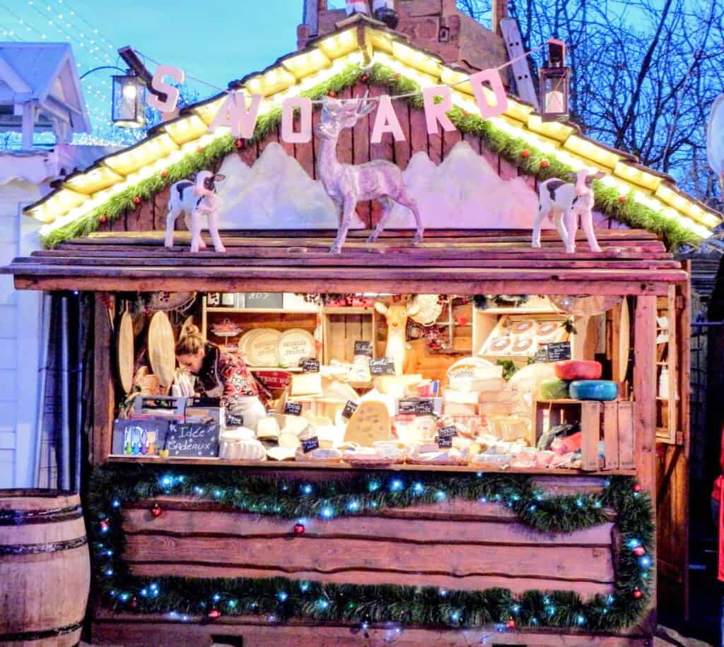Paris market Stall at Christmas