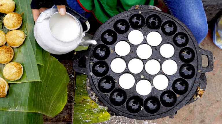 Coconut Pancakes Luang Prabang