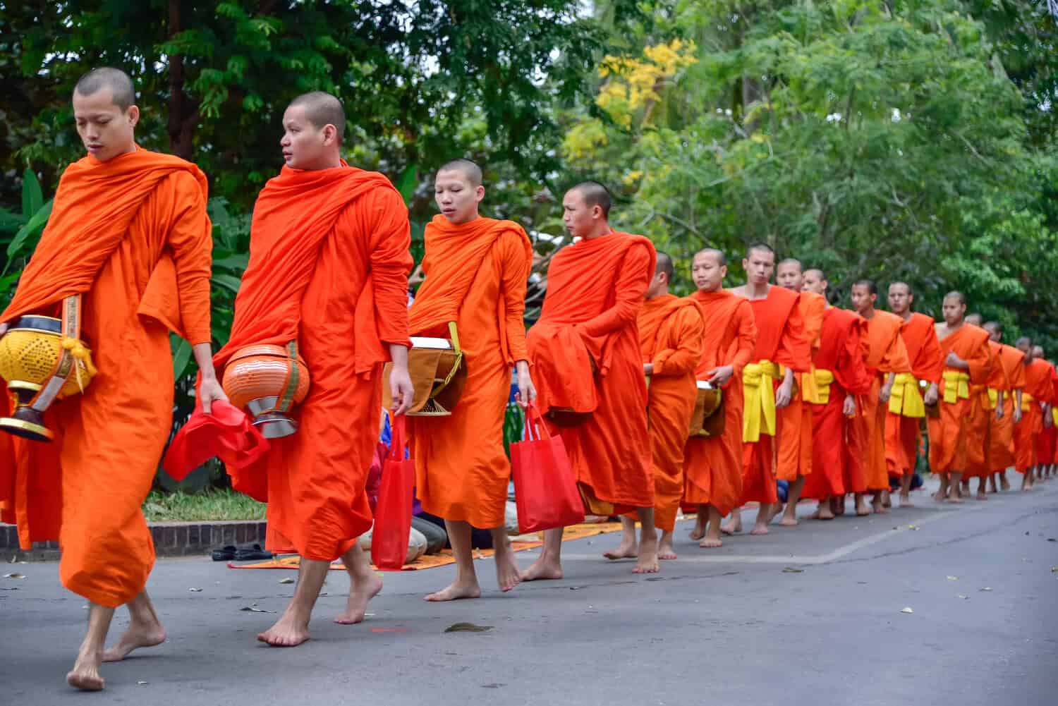 Monks procession