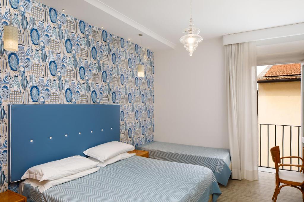 Guest room at Hotel Plaza in Sorrento