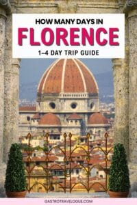 How many days in Florence
