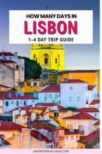 How many days in Lisbon