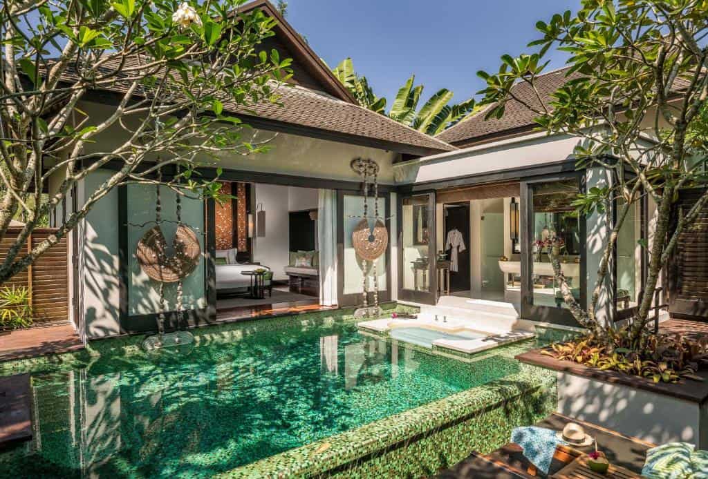 Anantara Mai Khao Phuket private pool villa surrounded by tropical gardens near Mai Khao Beach
