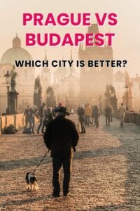 Budapest vs Prague Pin