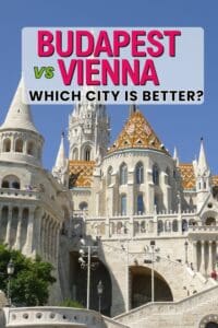 Budapest vs Vienna Pin